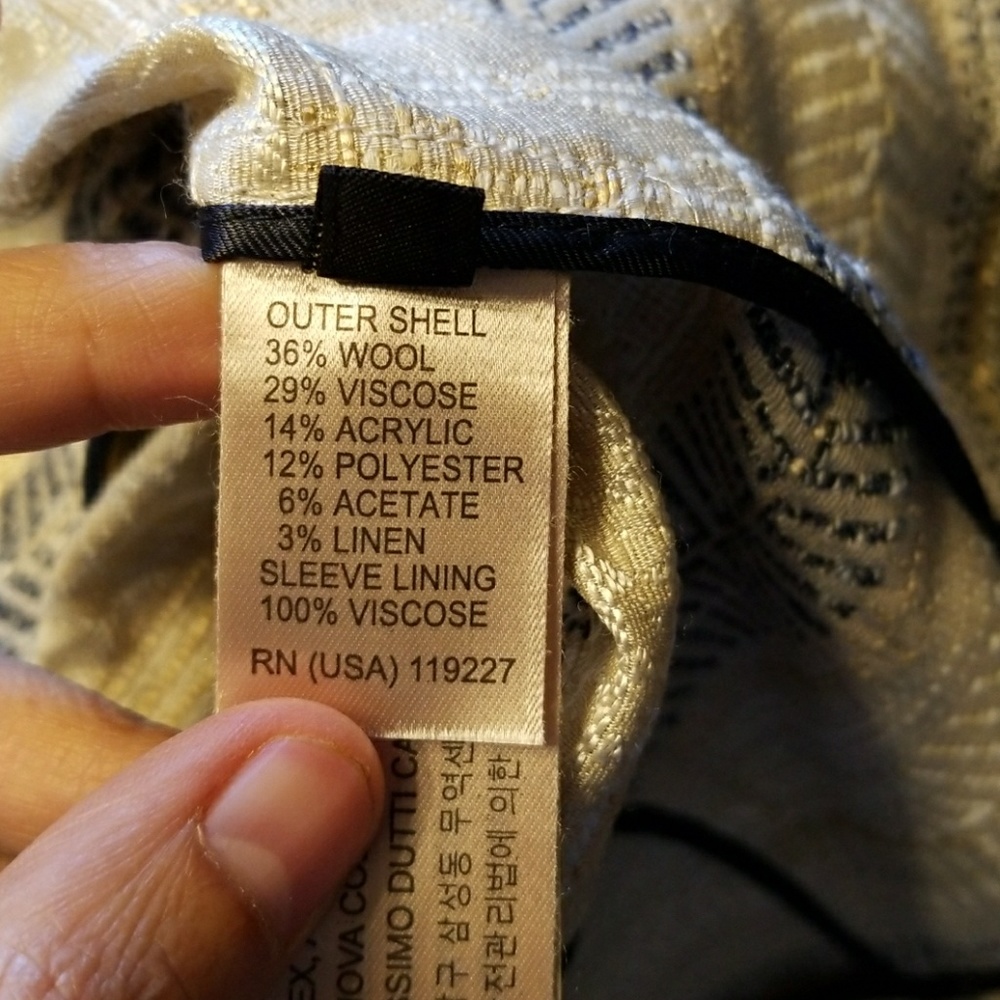 NWOT MASSIMO DUTTI RUNAWAY BLAZER - Picture 6 of 6